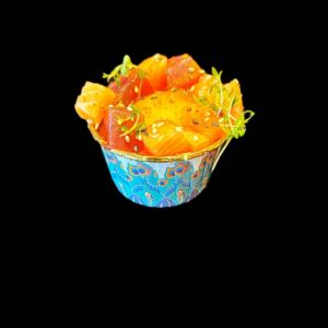 Hitokuchi-Tuna & Salmon Egg-Yolk Cup
