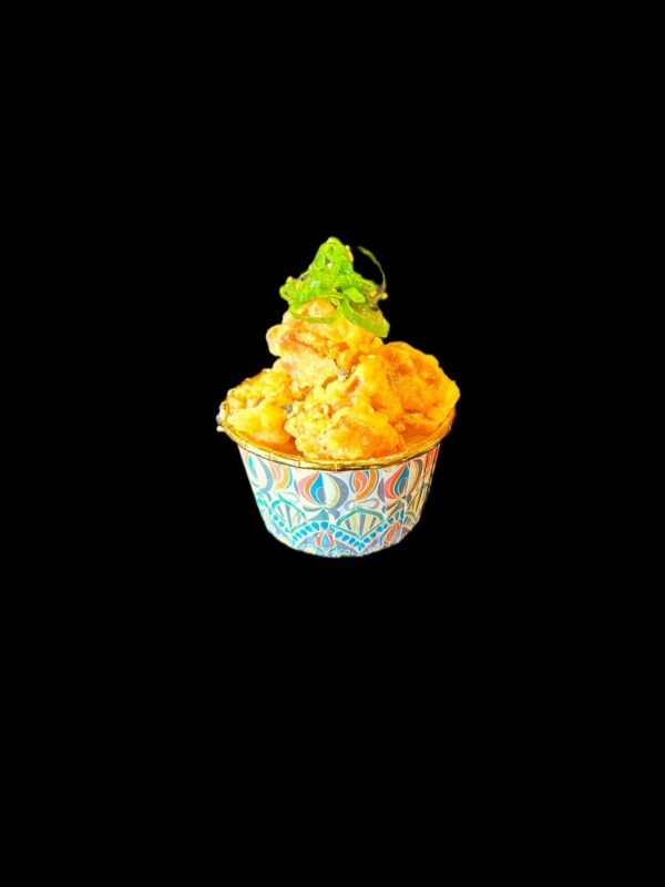 Hitokuchi – Knuspriges Hähnchen Cup