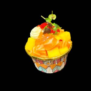 Hitokuchi-Lachs Mango-Phila Cup