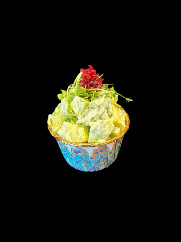 Hitokuchi-Avocado-Gurke Cup